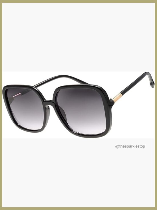 Oversized Square Cat Eye Hybrid Butterfly Fashion Sunglasses with UV400 main image 7